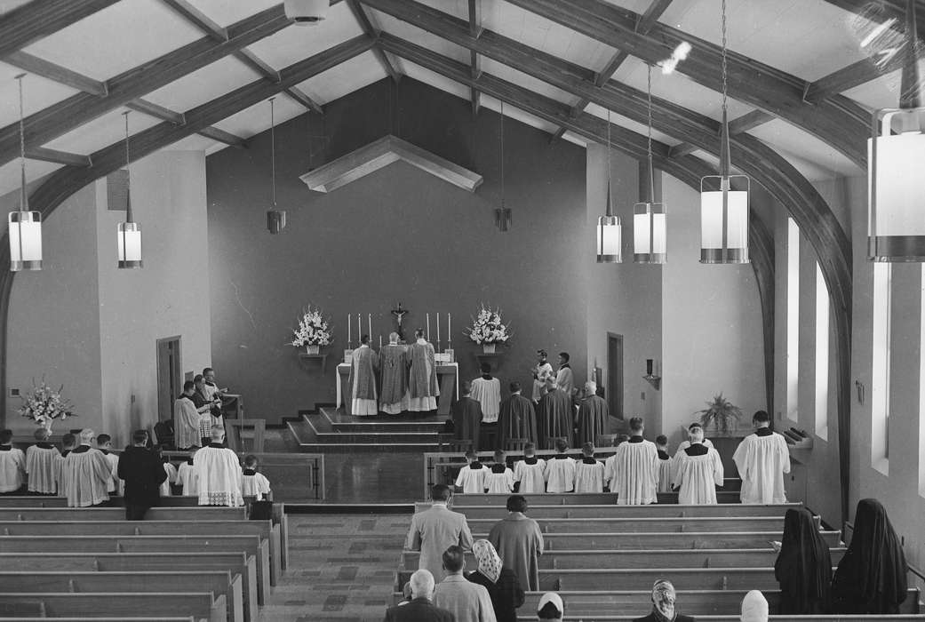 priest, history, Photos, flowers, Religion, candles, Iowa, IA, catholic church, Civic Engagement, Religious Structures, United States, ia, lights, mass, Coon Rapids Enterprise, historic, Coon Rapids
