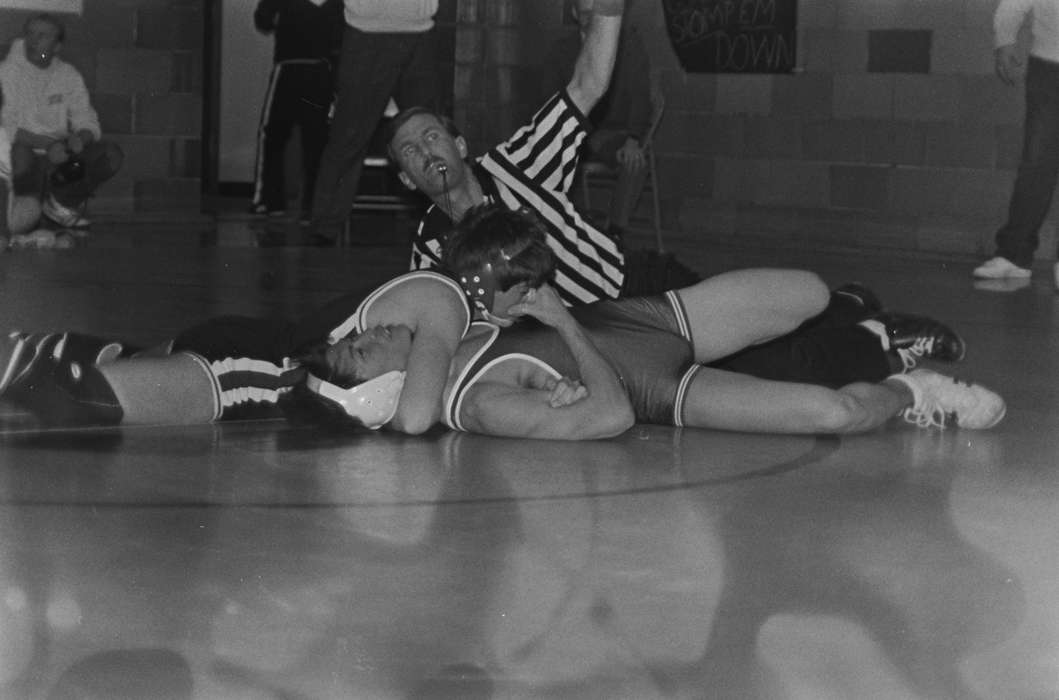 Schools and Education, Sports, history, historic, referee, wrestling singlet, Iowa, Coon Rapids Enterprise, ia, Photos, wrestling