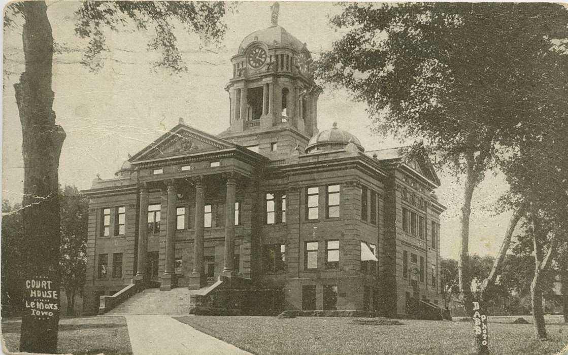 courthouse, Le Mars, IA, history of Iowa, Dean, Shirley, Cities and Towns, Iowa, Iowa History