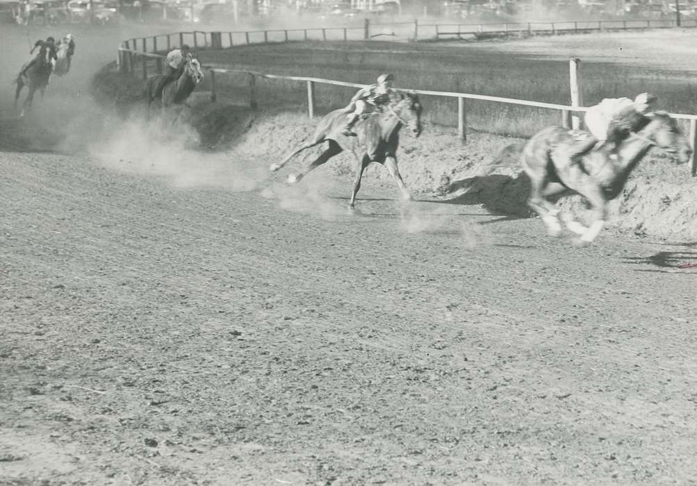 horse race, jockey, history of Iowa, horse racing, Waverly Public Library, Entertainment, Iowa, dirt track, Waverly, IA, correct date needed, horses, Iowa History, Animals