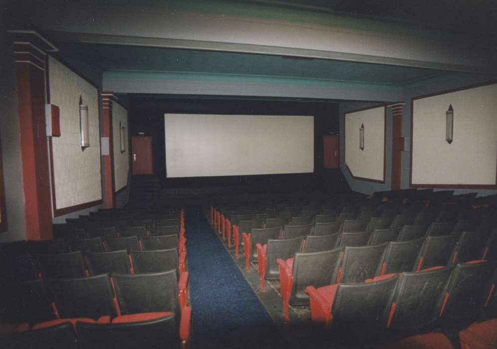 movie theater, Waverly Public Library, Waverly, IA, Businesses and Factories, Iowa History, Iowa, history of Iowa, Main Streets & Town Squares, Cities and Towns