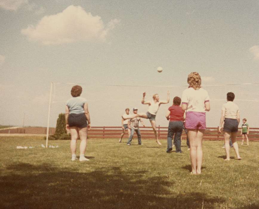 Iowa, volleyball, history of Iowa, Outdoor Recreation, Trumm, Mary Ann, Iowa History, IA