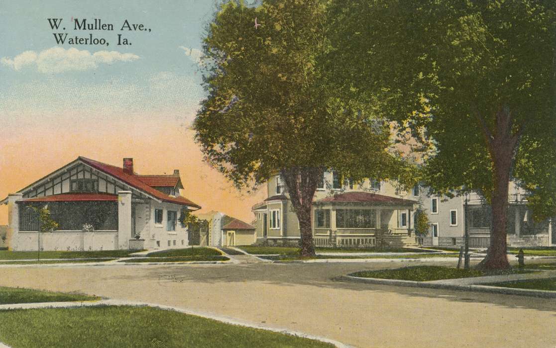 neighborhood, ia, IA, history, postcard, historic, Waterloo, Homes, Olsson, Ann and Jons, Iowa, Black Hawk, United States, Photos