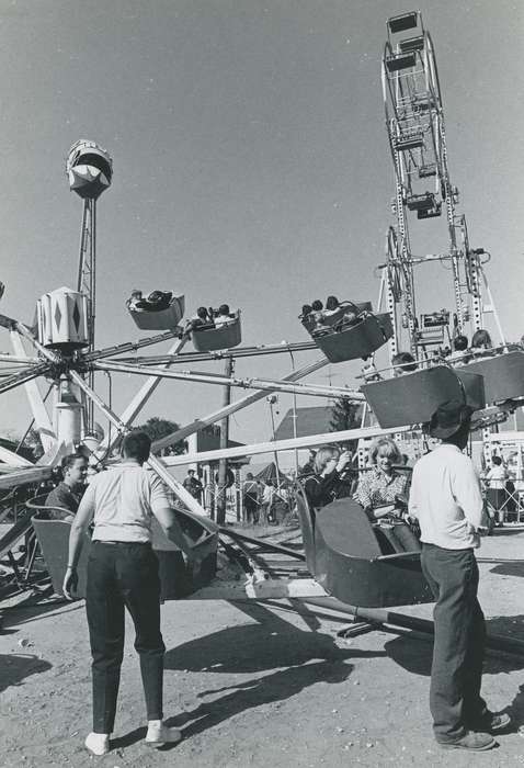 Iowa, history, Photos, cattle congress, Black Hawk, IA, ia, historic, United States, Grout Museum of History and Science, Civic Engagement, Waterloo, carnival ride, carnival, amusement park ride, national cattle congress