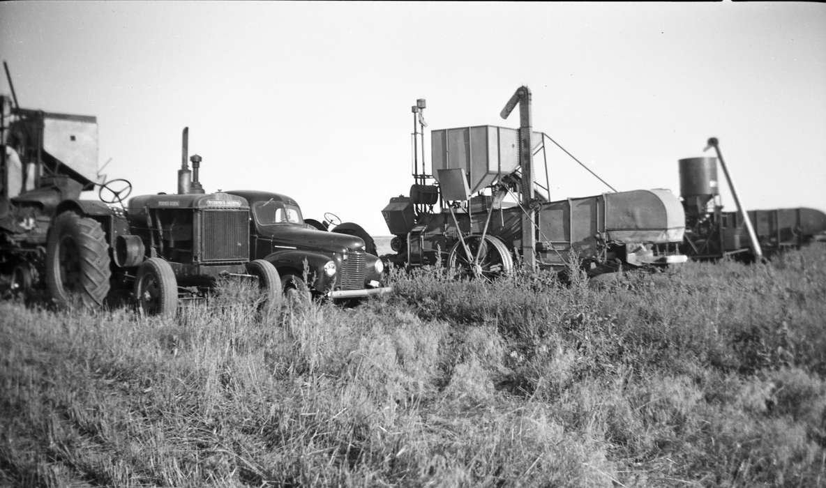 truck, Farming Equipment, Dawson, Kathy, Neola, IA, harvest, wheat, Iowa, Iowa History, Motorized Vehicles, history of Iowa, tractor, Farms