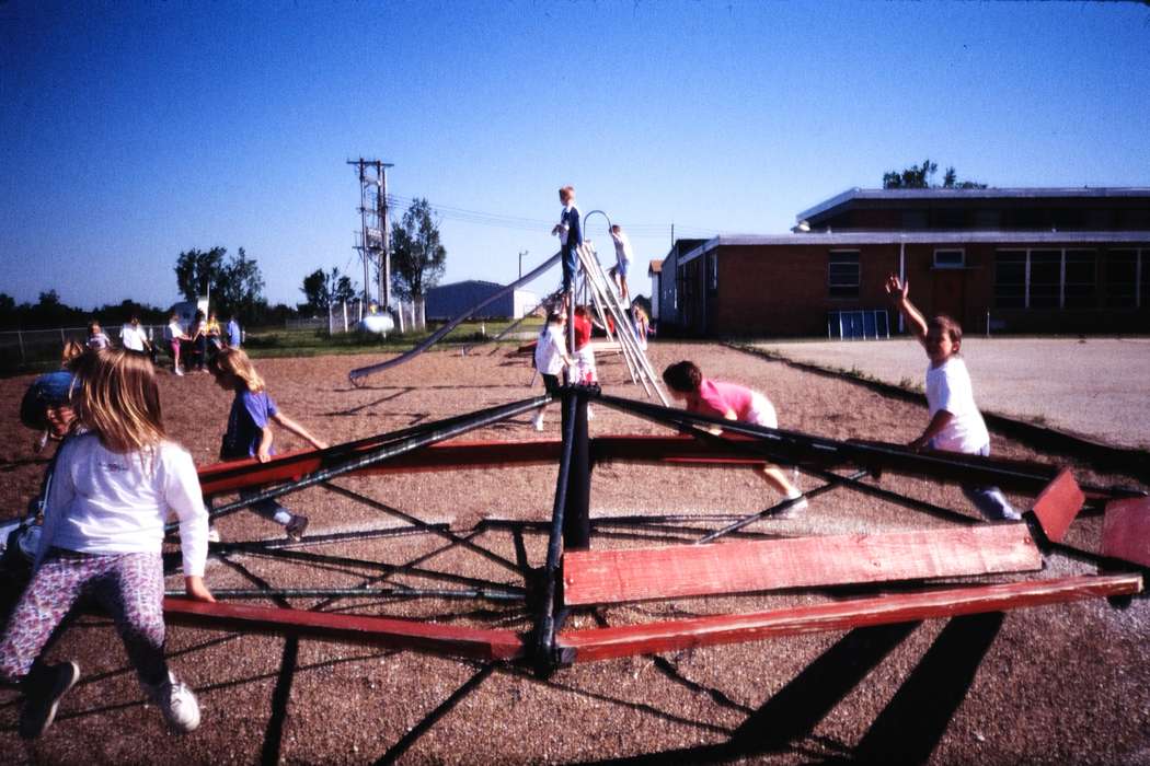 ia, outside, second grade missouri trip, Schools and Education, recess, Iowa, history, Photos, Leisure, Coon Rapids Enterprise, Children, playground equipment, missouri trip, historic, United States, MO, school trip