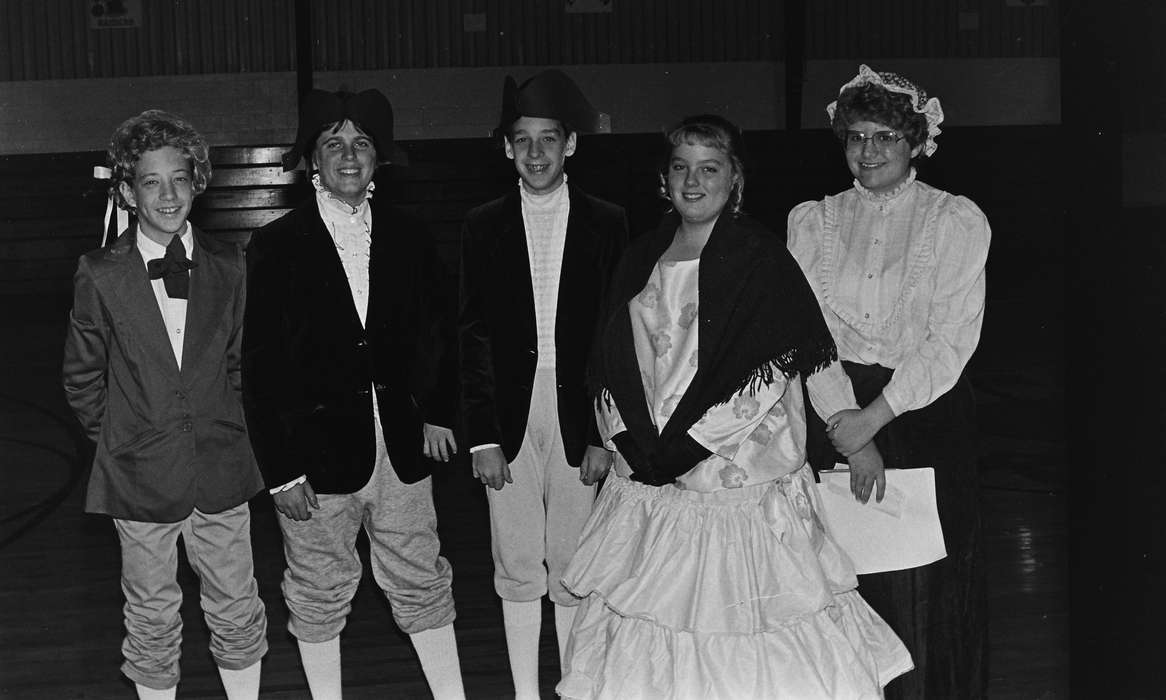 wig, Civic Engagement, history, historic, Iowa, Coon Rapids Enterprise, Photos, Children, ia, dressed up, election, high school students, Portraits - Group