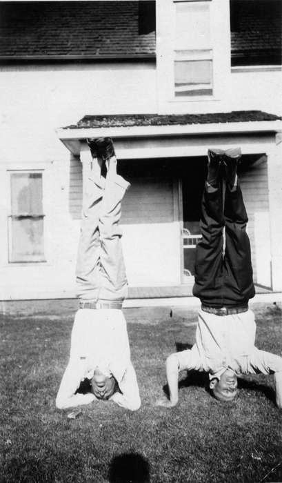 headstand, silly, upside down