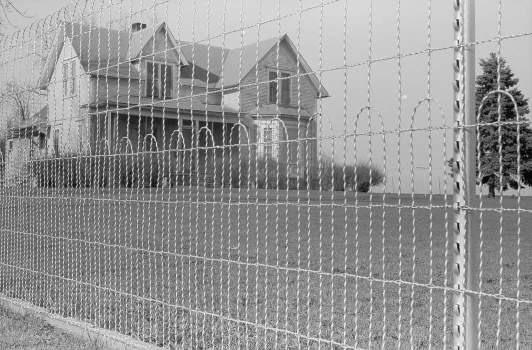 Library of Congress, Iowa History, Homes, wire, fence, Iowa, history of Iowa