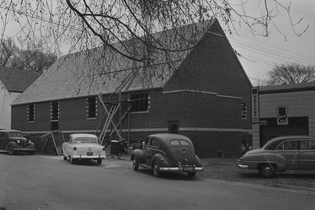 Religious Structures, United States, construction, history, ia, Photos, Religion, scaffolding, Coon Rapids Enterprise, used cars, historic, Iowa, IA, cars, Coon Rapids, christian church, Motorized Vehicles