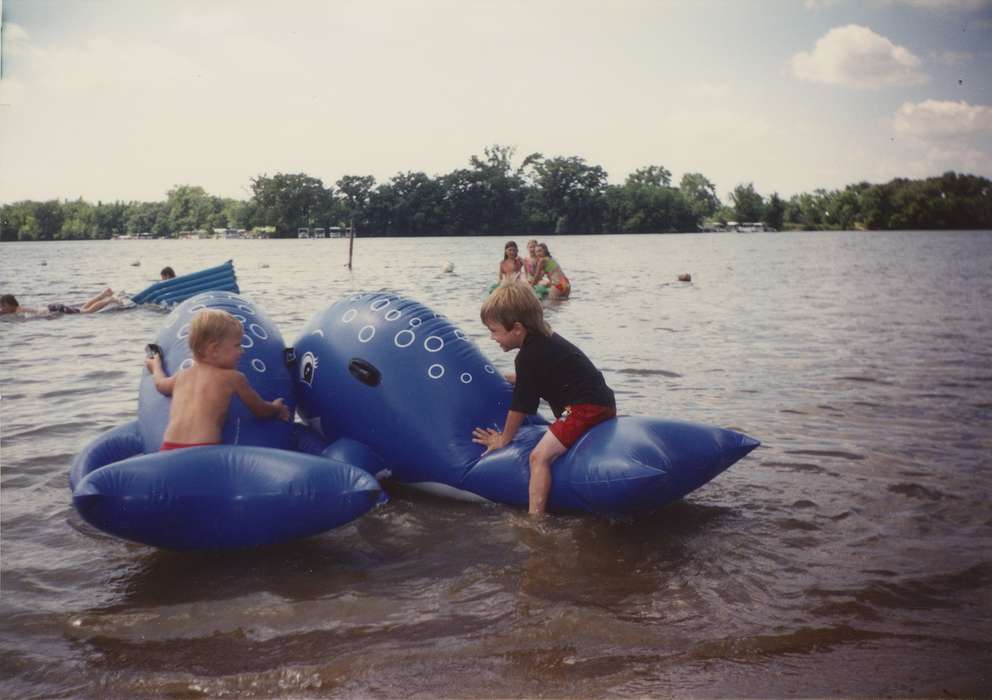 Lakes, Rivers, and Streams, Outdoor Recreation, history of Iowa, Pingel, Karen, swimming, Twin Lakes, IA, Iowa, Iowa History