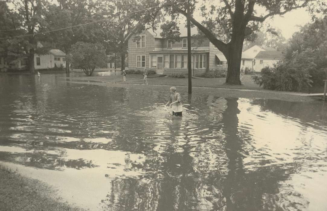 Waverly Public Library, flooding, history of Iowa, Cities and Towns, Homes, Children, Iowa, Iowa History, Waverly, IA, neighborhood, children, Floods