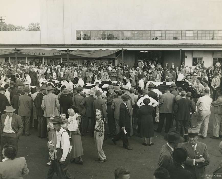 necktie, Iowa, United States, Waterloo, redface, Photos, suit, Grout Museum of History and Science, IA, Fairs and Festivals, Black Hawk, historic, national cattle congress, ia, Entertainment, suspenders, crowd, hat, history