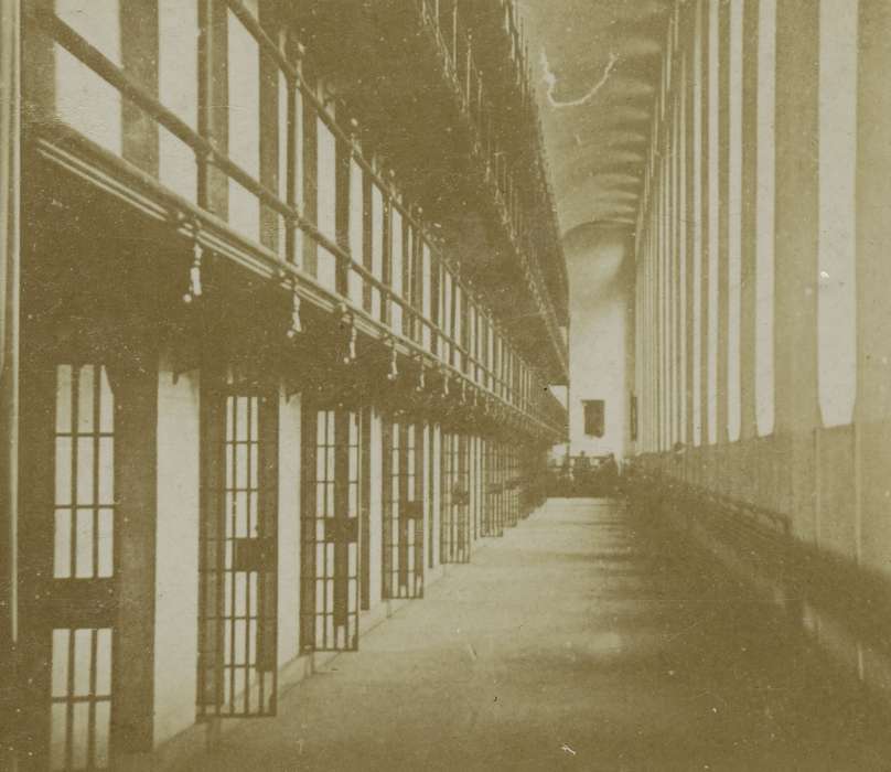 cell doors, Anamosa, IA, cells, Iowa, Iowa History, cellblock, Prisons and Criminal Justice, Hatcher, Cecilia, history of Iowa, anamosa state penitentiary