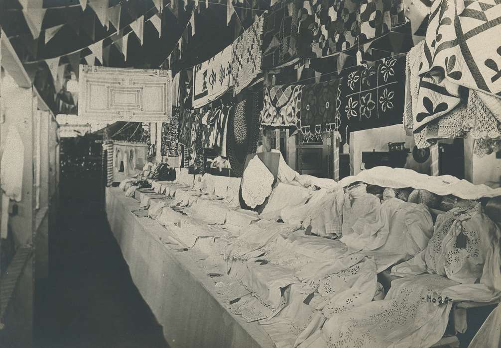 Fairs and Festivals, sewing, correct date needed, Waverly Public Library, county fair, Iowa History, Waverly, IA, Iowa, fair, history of Iowa, clothes, quilt
