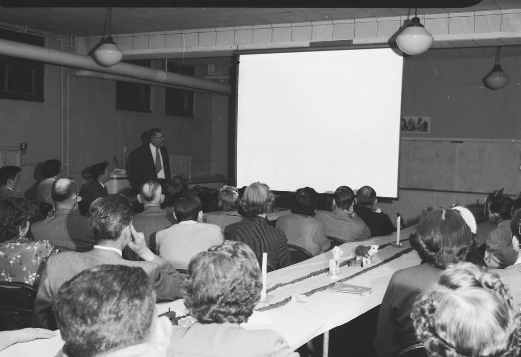 ia, projector, Civic Engagement, Iowa, history, IA, Coon Rapids, toy animals, Photos, Coon Rapids Enterprise, historic, United States, banquet, candle