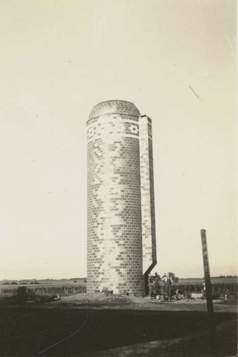 silo, Ackley, IA, Iowa, Mortenson, Jill, farmer, Iowa History, history of Iowa, Farms