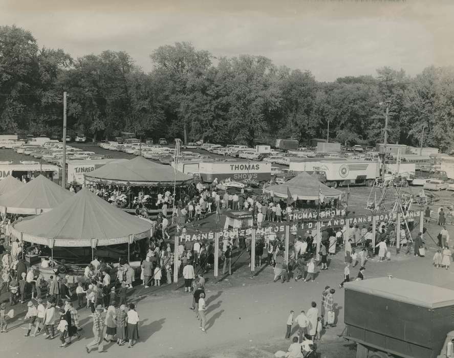 IA, Fairs and Festivals, Black Hawk, historic, Iowa, national cattle congress, United States, merry-go-round, Aerial Shots, ia, amusement ride, Waterloo, crowd, Photos, history, Grout Museum of History and Science