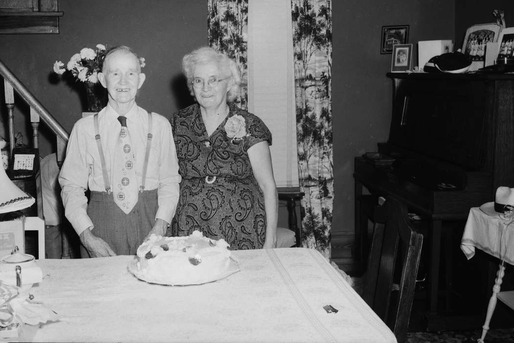 Portraits - Group, Families, history, Holidays, Photos, curtain, suspenders, corsage, Iowa, cake, anniversary, IA, Homes, piano, United States, ia, dining table, Coon Rapids Enterprise, necktie, historic, Coon Rapids