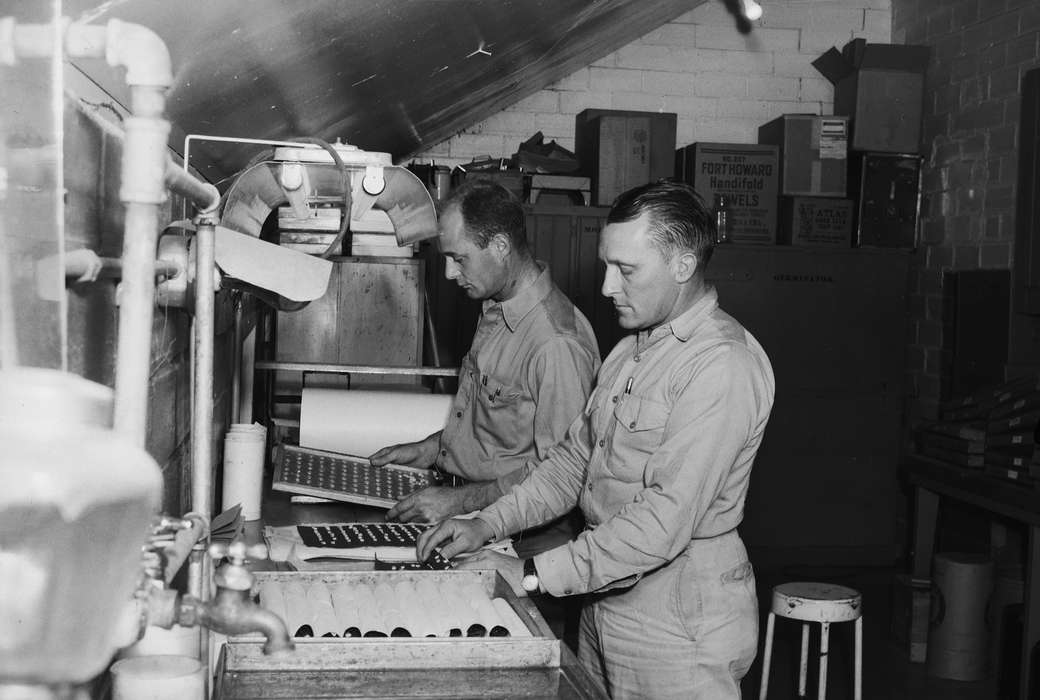 Iowa, IA, United States, Photos, historic, Labor and Occupations, Coon Rapids, history, ia, pipes, Coon Rapids Enterprise, corn