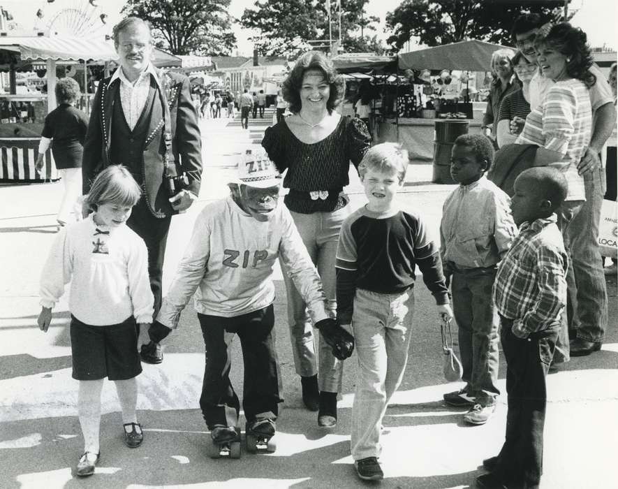 Animals, Photos, history, ia, historic, chimpanzee, Iowa, boy, national cattle congress, cattle congress, People of Color, IA, Black Hawk, Children, Waterloo, Fairs and Festivals, Grout Museum of History and Science, United States