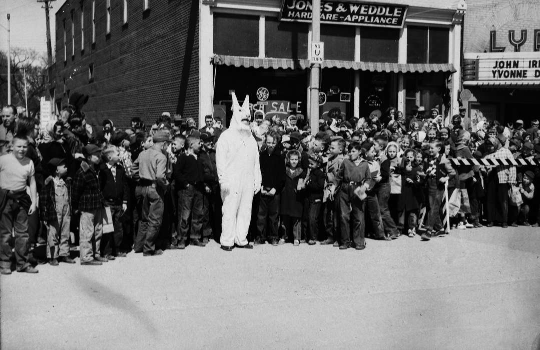 cinema, history, Holidays, egg hunt, Photos, Children, crowd, Iowa, easter bunny, IA, Cities and Towns, creepy, United States, ia, Entertainment, Coon Rapids Enterprise, historic, Coon Rapids