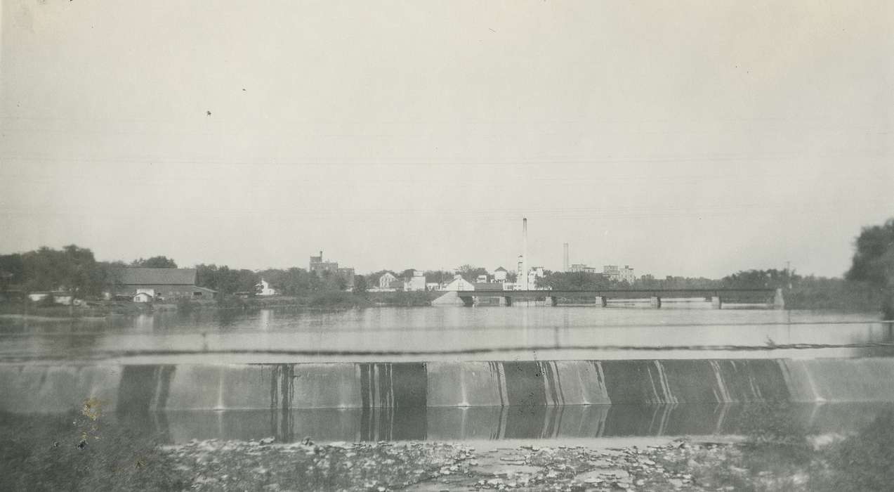 Waverly, IA, river, Businesses and Factories, Lakes, Rivers, and Streams, history of Iowa, dam, Iowa History, Waverly Public Library, landscape, Iowa, Landscapes