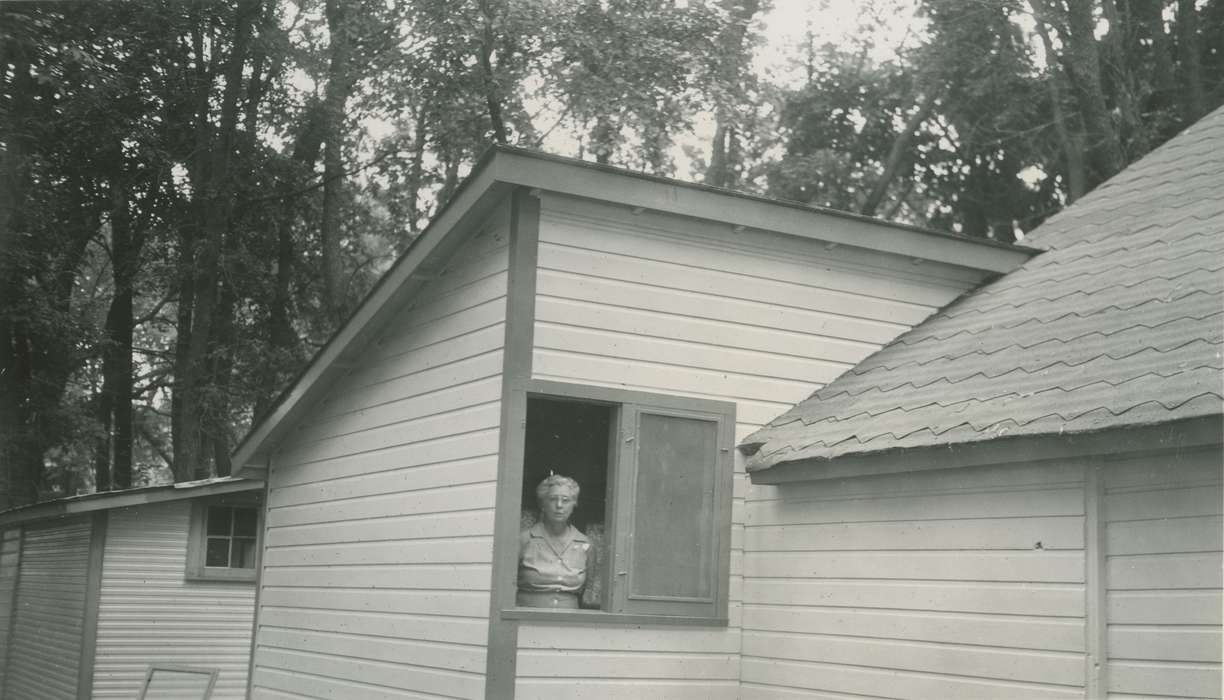 window, Clear Lake, IA, Homes, Iowa History, Portraits - Individual, cabin, Iowa, McMurray, Doug, history of Iowa