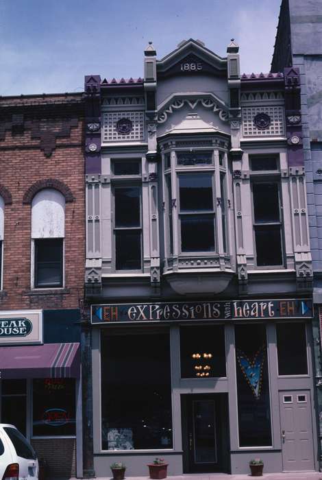 storefront, Businesses and Factories, Cities and Towns, Iowa, architecture, Library of Congress, history of Iowa, Iowa History