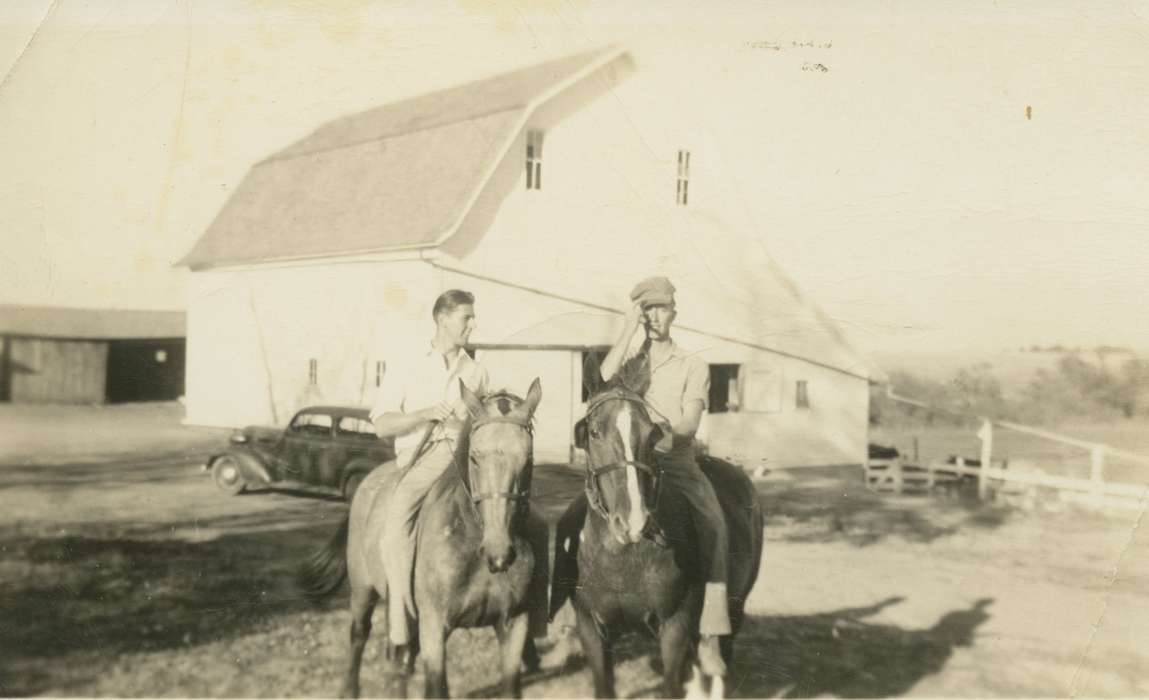 Cedar Falls, IA, Iowa, horse, Animals, Holland, John, farm, Iowa History, history of Iowa, pony, horses, barn, Farms, Barns