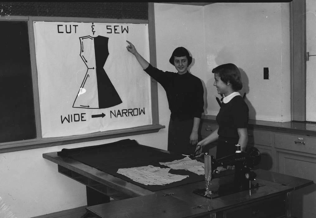 Labor and Occupations, ia, sewing machine, treadle sewing machine, Iowa, history, sewing, IA, fabric, Coon Rapids, Photos, Coon Rapids Enterprise, historic, United States