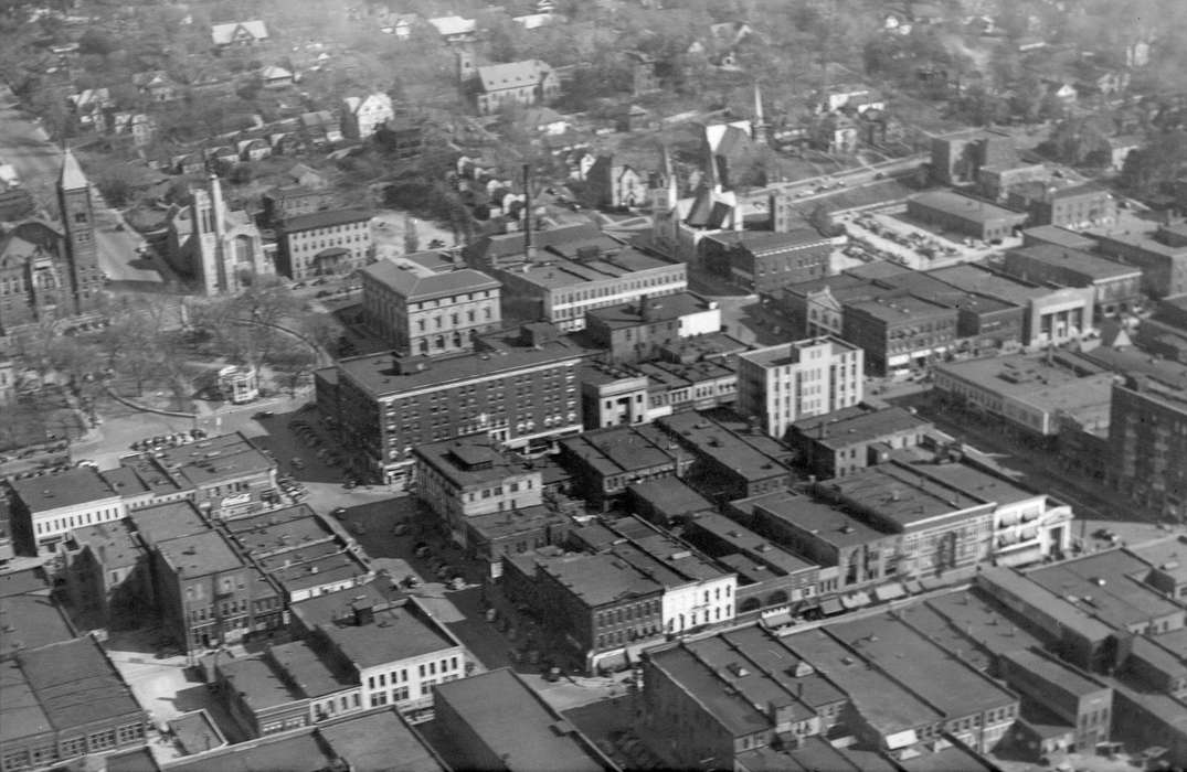 Iowa History, Cities and Towns, Lemberger, LeAnn, Aerial Shots, Iowa, Ottumwa, IA, history of Iowa