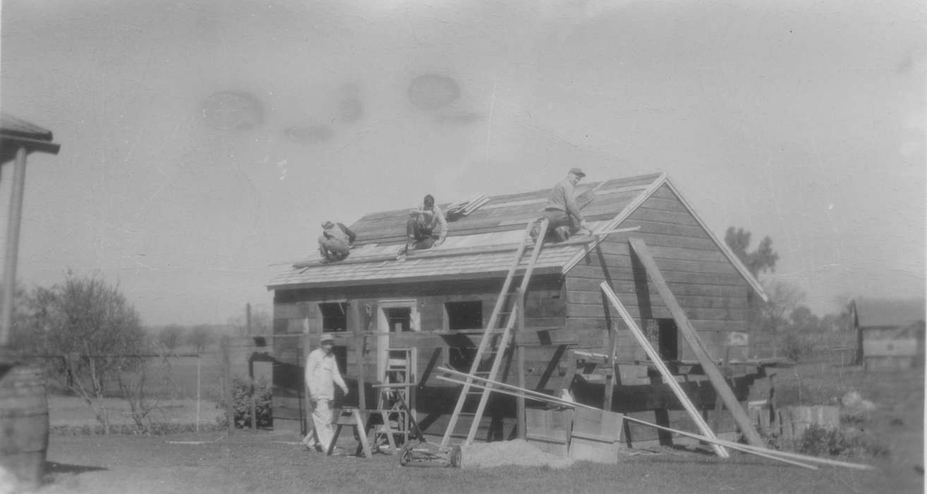 construction crew, Labor and Occupations, Zieser, Stan, Iowa, Iowa History, construction, Clive, IA, history of Iowa