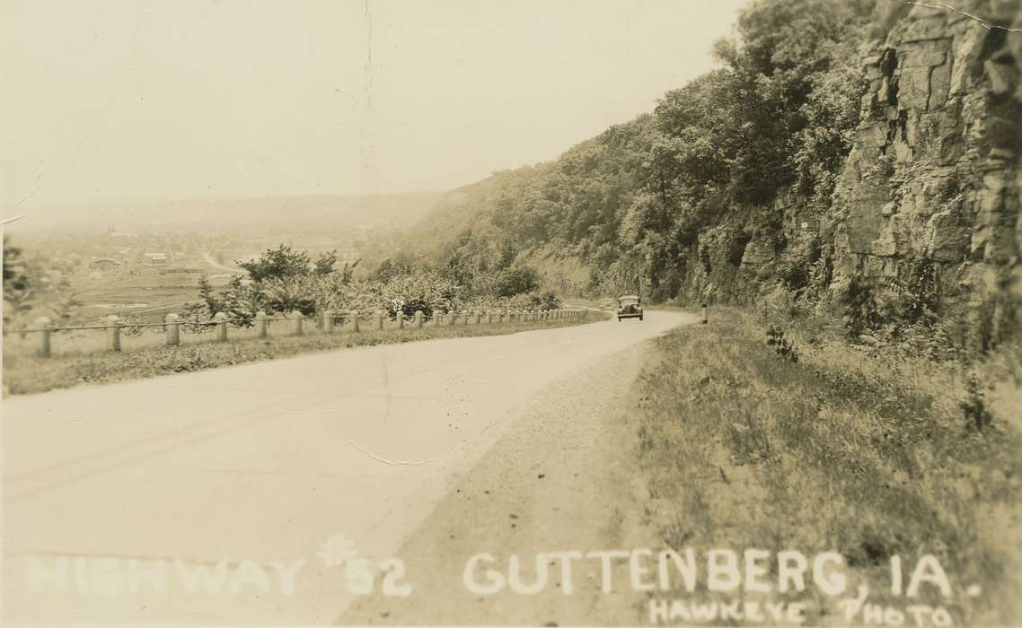 Guttenberg, IA, Iowa, car, Motorized Vehicles, Iowa History, history of Iowa, Landscapes, Fabos, Bettina