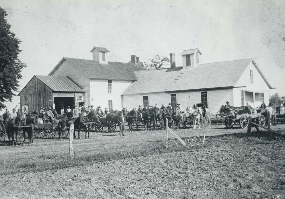 IA, Photos, history, Fairs and Festivals, horse wagon, Iowa, correct date needed, Waverly, Waverly Public Library, horse, United States, ia, horse drawn wagon, historic, men, Bremer