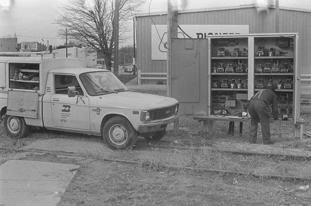 Coon Rapids Enterprise, Coon Rapids, truck, Iowa, historic, United States, Labor and Occupations, ia, men at work, history, Photos, IA