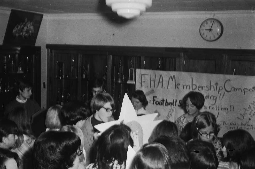 meeting, ia, clock, Schools and Education, Civic Engagement, Iowa, young women, history, IA, Coon Rapids, Photos, banner, Coon Rapids Enterprise, Children, historic, United States