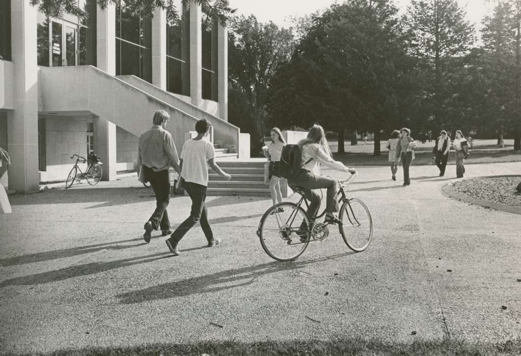 Schools and Education, university of northern iowa, UNI Special Collections & University Archives, uni, transport, commons, Cedar Falls, IA, Outdoor Recreation, Iowa History, Iowa, bike, history of Iowa