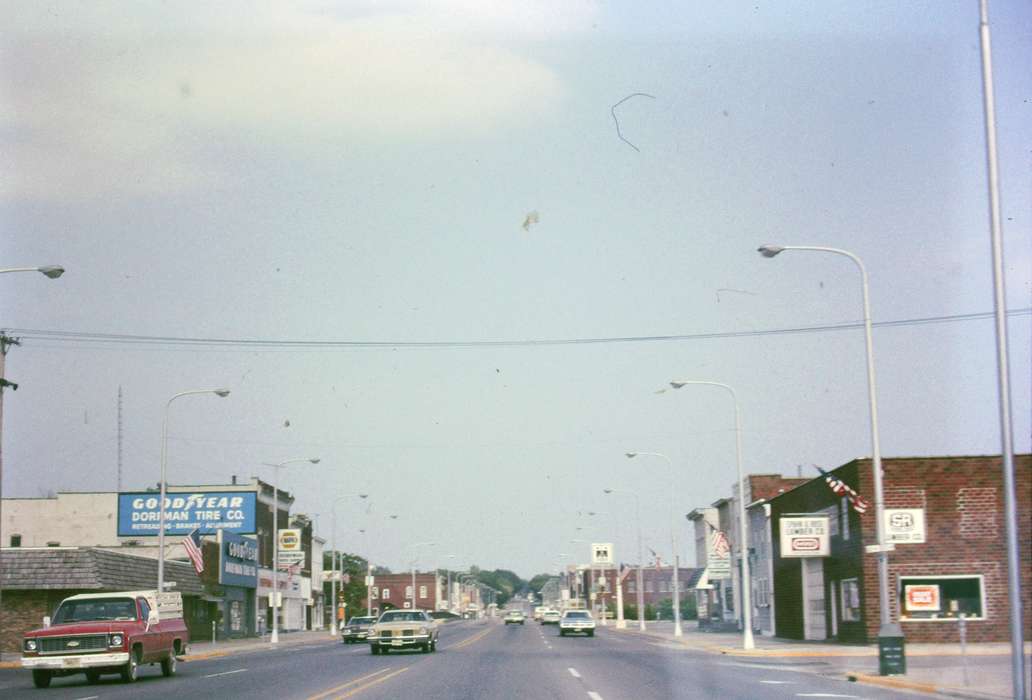 Djalleta, Christine, ia, Businesses and Factories, Photos, downtown, Bremer, United States, IA, Iowa, historic, Main Streets & Town Squares, Waverly, car, history, Motorized Vehicles, Cities and Towns