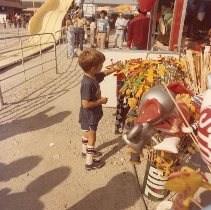 carnival, Photos, history, ia, historic, Iowa, toy airplane, boy, national cattle congress, cattle congress, IA, Black Hawk, Children, toy, Waterloo, Fairs and Festivals, Grout Museum of History and Science, United States