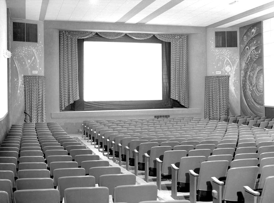 Lemberger, LeAnn, movie theater, seats, Ottumwa, IA, Cities and Towns, Iowa, Iowa History, Entertainment, Leisure, history of Iowa, screen