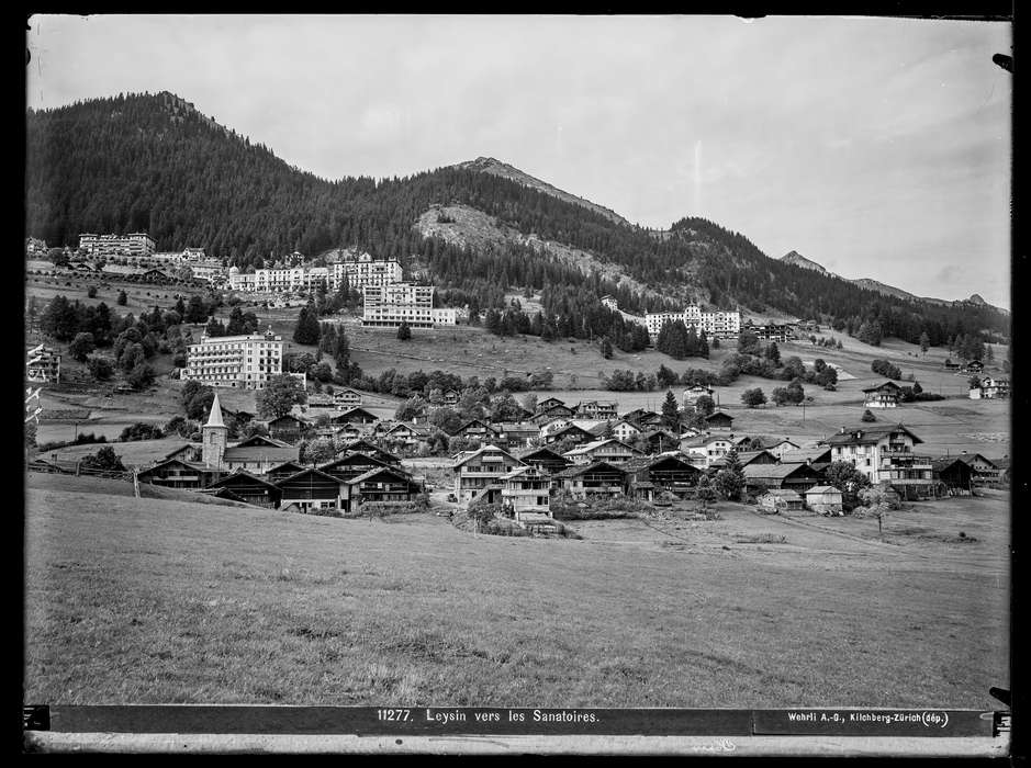 mountain, sanitarium, Cities and Towns, Hospitals, Swiss National Library