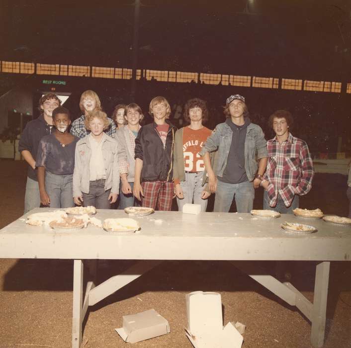 national cattle congress, cattle congress, pie eating contest, Photos, history, ia, IA, historic, Black Hawk, Iowa, Children, Waterloo, Fairs and Festivals, Grout Museum of History and Science, United States