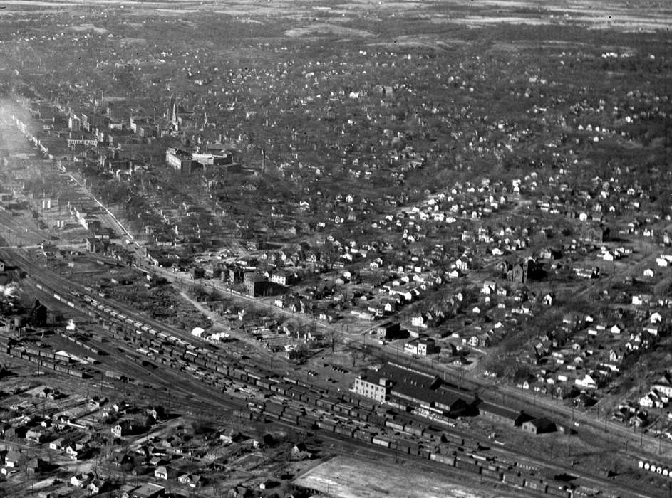 Lemberger, LeAnn, Cities and Towns, Iowa History, Iowa, Ottumwa, IA, Aerial Shots, history of Iowa