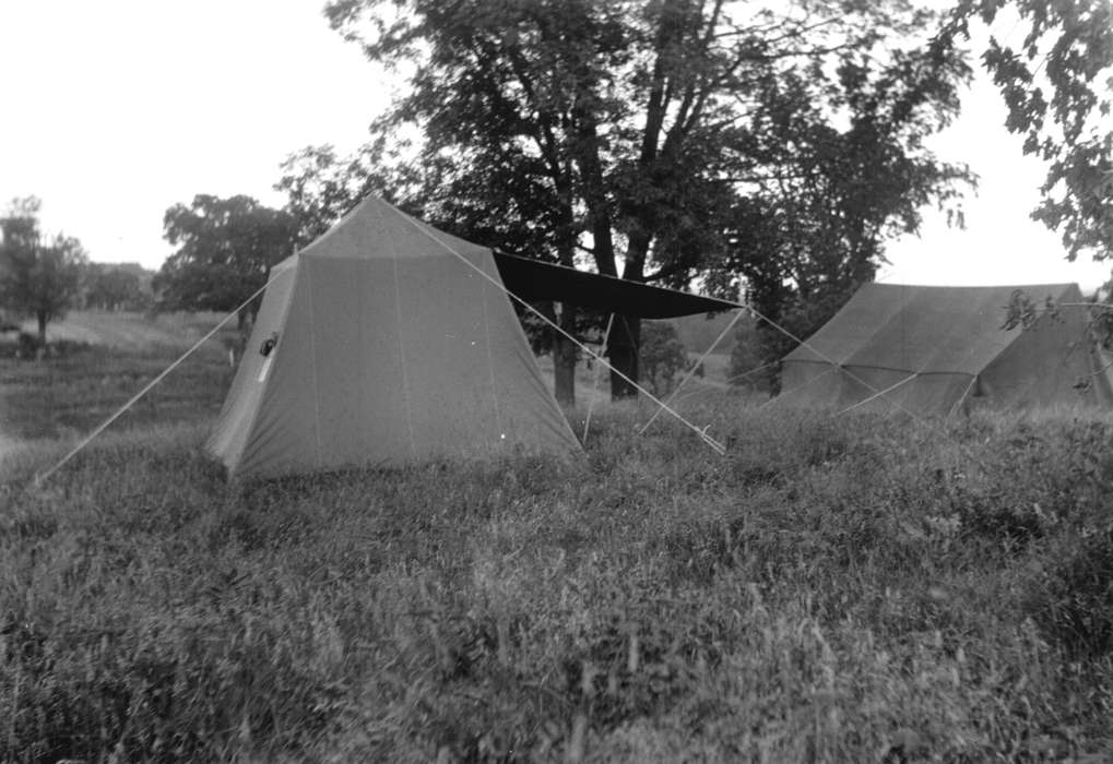 Lemberger, LeAnn, tent, Stone City, IA, field, grass, stone city art colony, Outdoor Recreation, Iowa, Iowa History, history of Iowa