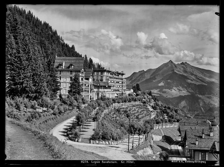 Swiss National Library, Cities and Towns, sanatorium, grand hotel, pic chaussy