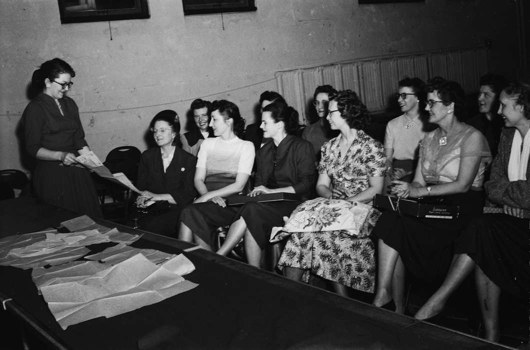 assembly, United States, history, ia, glasses, Photos, Leisure, women's club, smiles, collared dresses, Coon Rapids Enterprise, historic, Iowa, IA, Civic Engagement, Coon Rapids