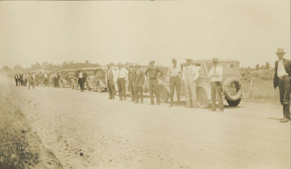 gravel road, men, Portraits - Group, Motorized Vehicles, cars, O'Brink, Lisa, car, convoy