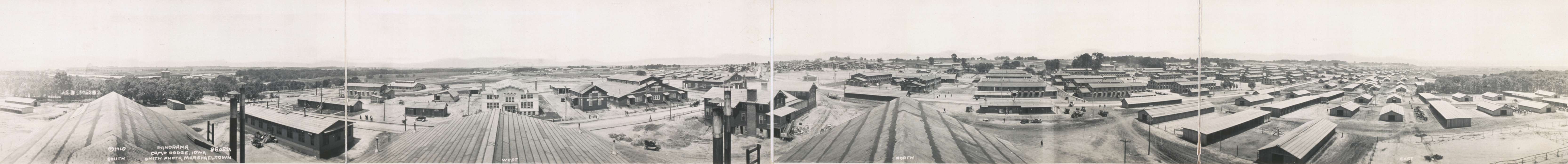 history of Iowa, military, Library of Congress, Military and Veterans, smokestack, barracks, Iowa, Iowa History, smoke stack