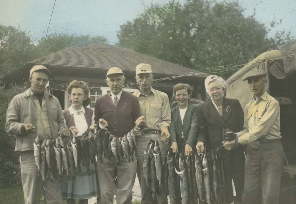 McMurray, Doug, fishing, Outdoor Recreation, Iowa History, Travel, Portraits - Group, Iowa, Longville, MN, history of Iowa, fish